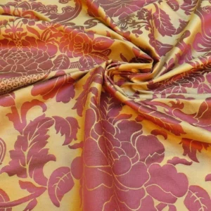 IMG_4225.jpg By Yd Lee Jofa/g.p. & J Baker Chinese Damask Silk Tomato Red