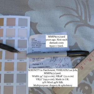 IMG_4228.jpg Lee Jofa Serenity "parchment Taupe Silk Wool Renaissance Damask