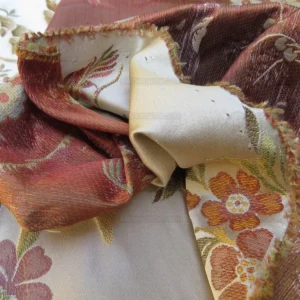 IMG_4310.jpg 2.5y Kravet Couture Silk Garden Joy In Spring Flower Bird Figure Chinoiserie Rock Garden MSRP USD 432/Y