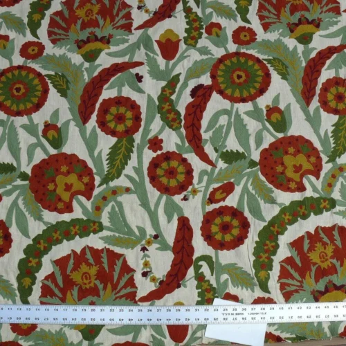 LEE JOFA/OSCAR DE LA RENTA TERMEZ EMBOIDER’D FLORAL MERLOT/OLIVE LEE JOFA/OSCAR DE LA RENTA TERMEZ EMBOIDER'D FLORAL MERLOT/OLIVE