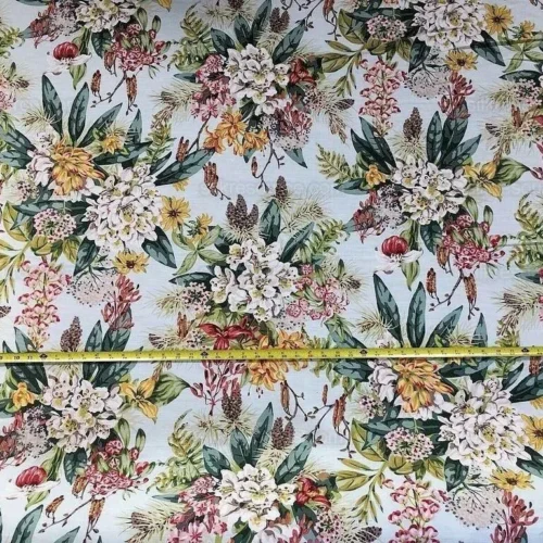 SCALAMANDRE Mountain Greenery Linen Print Icy Green Blue MSRP SCALAMANDRE Mountain Greenery Linen Print Icy Green Blue MSRP$30