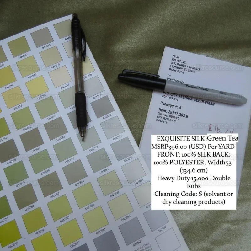 IMG_4249.jpg By Yd Lee Jofa Exquisite Silk Velvet Green Tea MSRP USD 396/Y