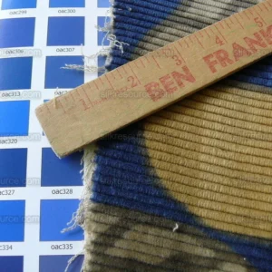 By Yard Brunschwig & Fils Tropical Apricot Print Velvet Corduroy 100% Cotton 1208 MSRP280/Y