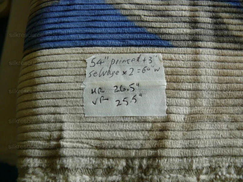 By Yard Brunschwig & Fils Tropical Apricot Print Velvet Corduroy 100% Cotton 1208 MSRP280/Y