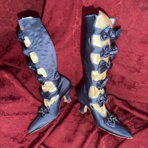 By Yd Brunschwig & Fils Georges Satin Silk "Periwinkle" Muted Blue MSRP USD 470/Y