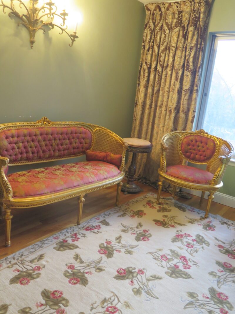 IMG_4526 Brunschwig & Fils Octavia Silk Velvet Print Tiger's Eye Black Brown Gold MSRP USD 394/y