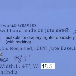 By Yd Old World Weavers Scalamandre Balik Gold Wool Crewel On Jute White on Golden Yellow Hand Made MSRP USD 304/Y