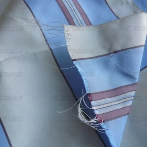 P1630119.jpg By yard Brunschwig & Fils 100%silk Taffeta Stripe Sky Blue Pink Cream White MSRP USD 270/Y