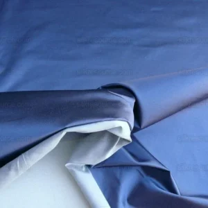 By Yd Brunschwig & Fils Georges Satin Silk "Periwinkle" Muted Blue MSRP USD 470/Y