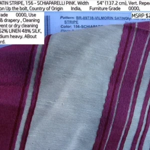 P1630370.jpg Brunschwig & Fils Vilmorin Satin Stripe Schiaparelli Pink MSRP USD 290/y