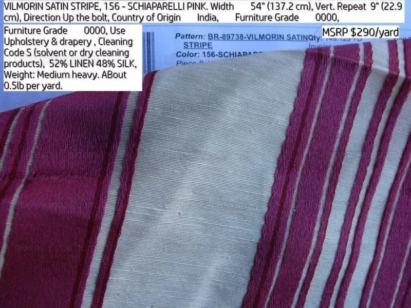 P1630370.jpg Brunschwig & Fils Vilmorin Satin Stripe Schiaparelli Pink MSRP USD 290/y