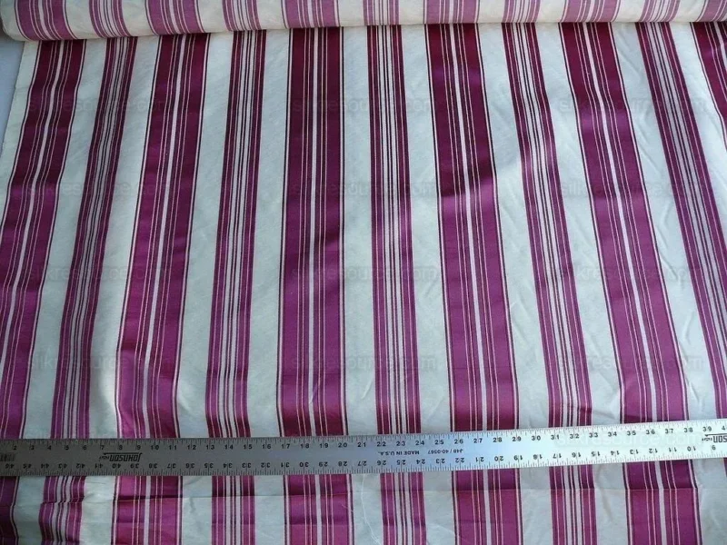 P1630372.jpg Brunschwig & Fils Vilmorin Satin Stripe Schiaparelli Pink MSRP USD 290/y