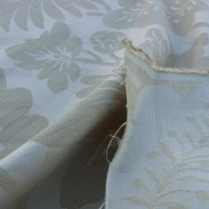 By Yd Lee Jofa G P & J Baker Hanbury Weave Cream White Art Nouveau Cotton MSRP USD 190/y