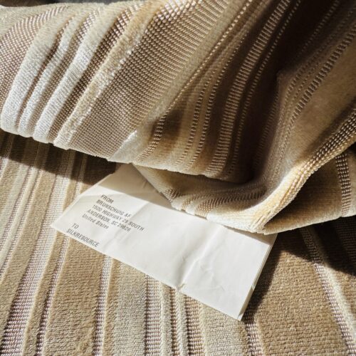 img_2211 Brunschwig & Fils Lavinia Silk Velvet Beige Cream White Tan Birch MSRP USD 436/Yard