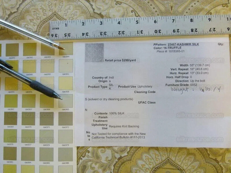 products-P1000198 (1)a By Yard Kravet Kashmir Silk Damask Medallion Truffle Gold Beige MSRP USD 298/y