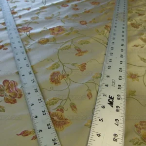 P1000259.jpg Kravet Villa Carlotta Pongee 100%silk Lampas Chinoiserie Peony Rose Vine MSRP USD 177Y