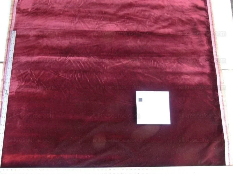 P1000329.jpg Lee Jofa Devine Silk Velvet Bordeaux Burgundy RedMSRP USD 298/y