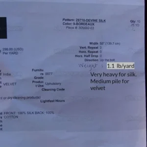 P1000330.jpg Lee Jofa Devine Silk Velvet Bordeaux Burgundy RedMSRP USD 298/y
