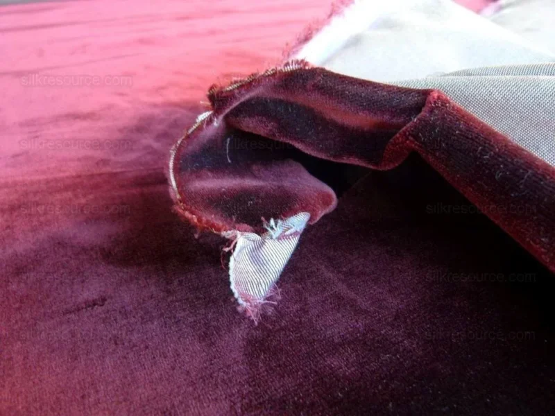 P1000334.jpg Lee Jofa Devine Silk Velvet Bordeaux Burgundy RedMSRP USD 298/y