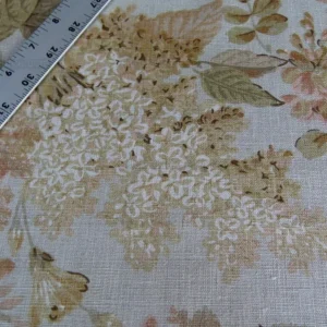 P1000355.jpg BY Yd Lee Jofa Clarendon Linen Print Floral Beige Pink Natural English Cottage Garden Heavy Linen MSRP USD 276/y