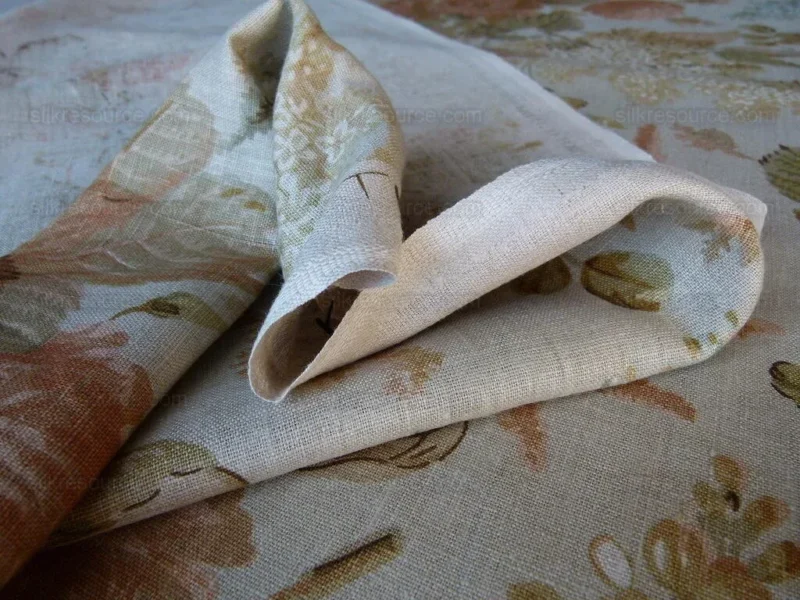 P1000356.jpg BY Yd Lee Jofa Clarendon Linen Print Floral Beige Pink Natural English Cottage Garden Heavy Linen MSRP USD 276/y