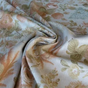 P1000357.jpg BY Yd Lee Jofa Clarendon Linen Print Floral Beige Pink Natural English Cottage Garden Heavy Linen MSRP USD 276/y