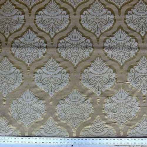 By Yd Lee Jofa Ashton Damask Gilt Gold Silk MSRP 270/Y By Yd Lee Jofa Ashton Damask Gilt Gold Silk MSRP 270/Y