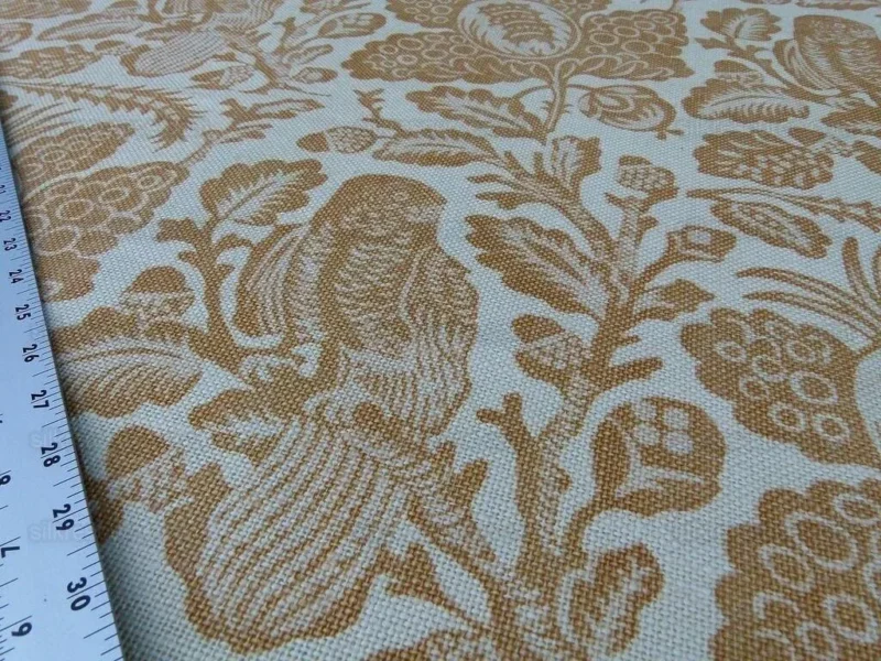 P1000461.jpg 1.7y Gp&j Baker Owls & Fruit Cream/mustard 100% Linen MSRP USD 198/Y