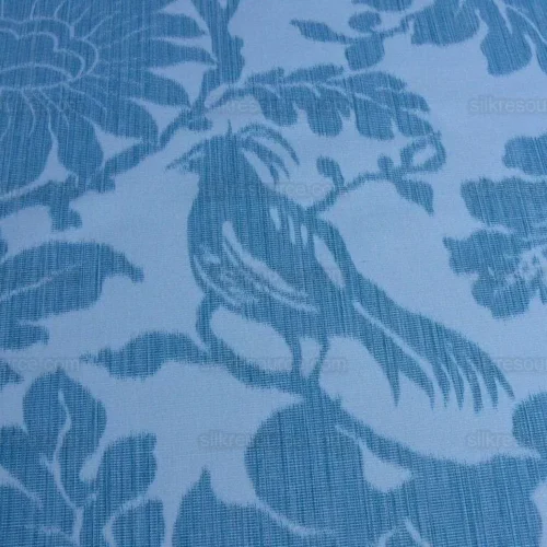1.05YD LEE JOFA KALI DAMASK.TEAL blue white bird flower MSRP0 1.05YD LEE JOFA KALI DAMASK.TEAL blue white bird flower MSRP$190