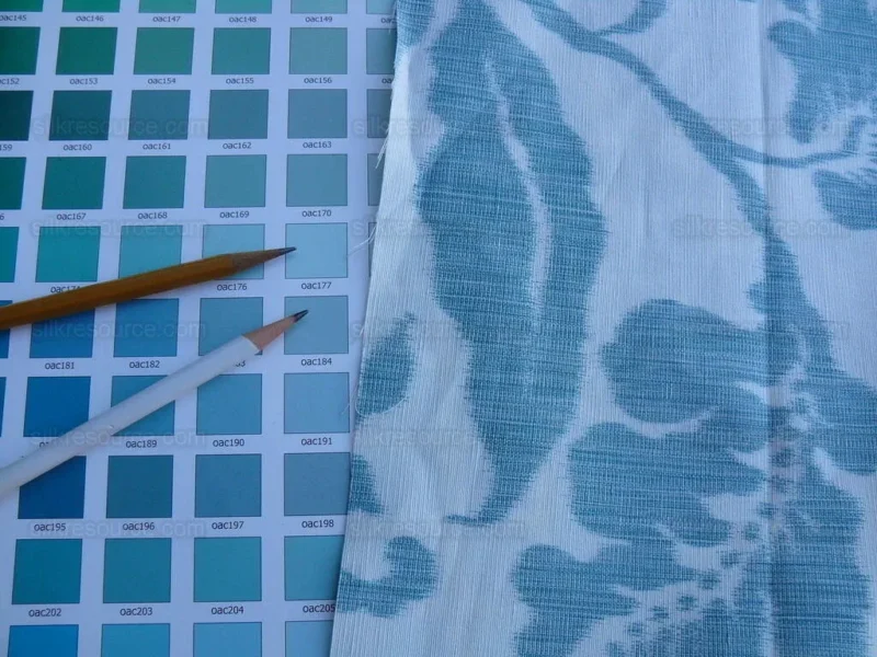 P1630567.jpg 1.5yd Lee Jofa Kali Damask.teal Blue White Bird Flower Linen Cotton Reversible MSRP USD 264/y