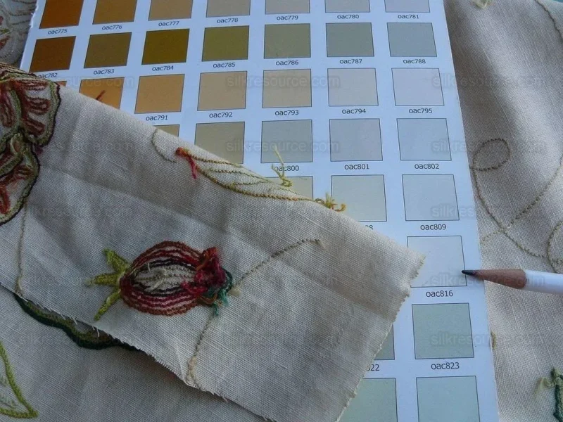 P1630587.jpg 3.47y Lee Jofa Arbre De Vie.document Stunning Crewel Embroidery Tree of Life Linen Museum Quality