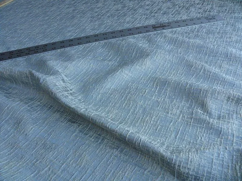 P1630747.jpg By Yard Kravet Couture Sensory Silk Wool Vapour Blue Icy Texture MSRP USD 396