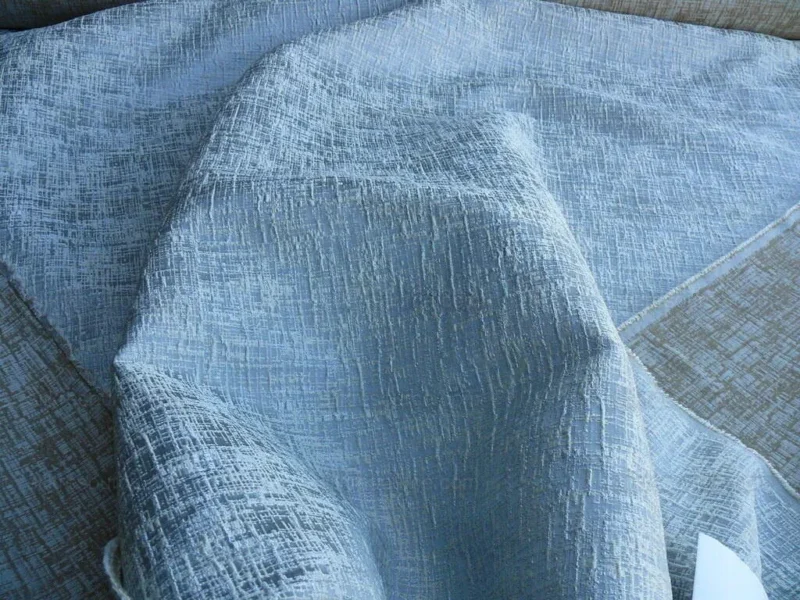 P1630749.jpg By Yard Kravet Couture Sensory Silk Wool Vapour Blue Icy Texture MSRP USD 396