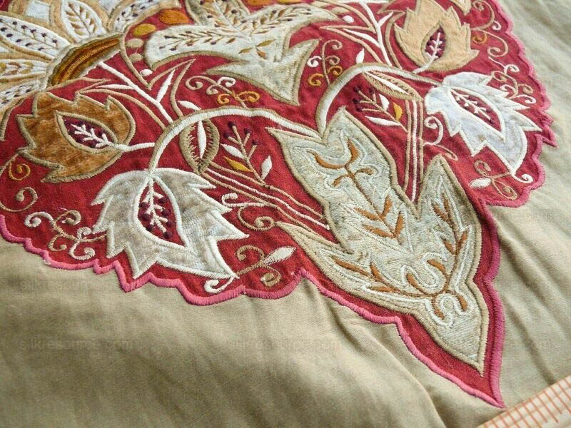 products-P1630780-original-800x600 Lee Jofa Alexandria Silk Linen Embroidery Velvet Applique Museum Quality Red Gold Copper MSRP0/y
