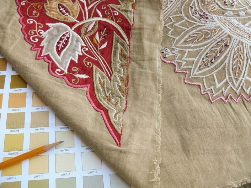 products-P1630782-original-800x600 Lee Jofa Alexandria Silk Linen Embroidery Velvet Applique Museum Quality Red Gold Copper MSRP0/y