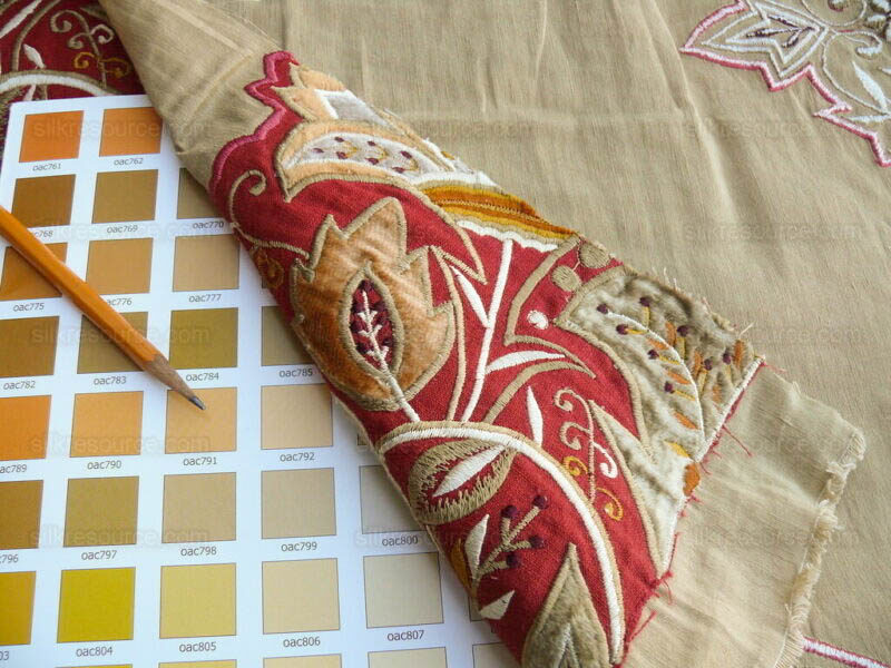 products-P1630783-original-800x600 Lee Jofa Alexandria Silk Linen Embroidery Velvet Applique Museum Quality Red Gold Copper MSRP0/y