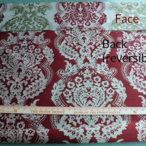 P1630828.jpg by yard Lee Jofa Mulberry Home Staveley Damask Ruby Olive Green Red White Floral Stripe MSRP USD 196/y