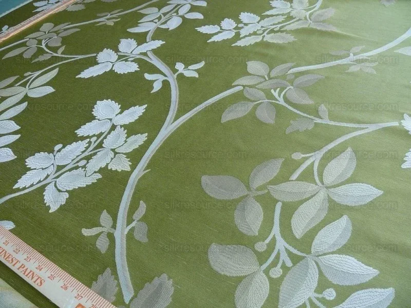 P1630835.jpg By Yard Lee Jofa Mulberry Home Enchanted Vine Lime Green MSRP USD 296/y