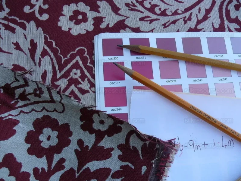 P1630851.jpg Lee Jofa Mulberry Home Staveley Damask Damson Claret Purple MSRP USD 196/y