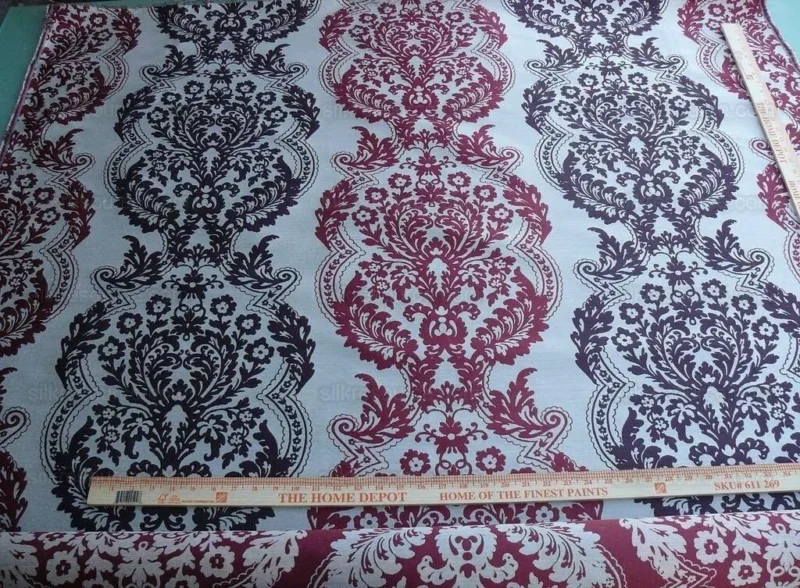 P1630852.jpg Lee Jofa Mulberry Home Staveley Damask Damson Claret Purple MSRP USD 196/y