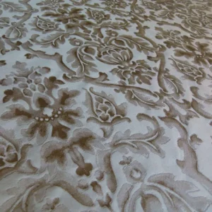 P1000616.jpg By Yd Kravet Beauvoir Silk Mushroom Tan Antique Gold Bronze Historical Damask MSRP USD 236/y