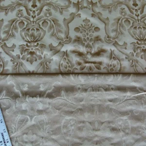 P1000619.jpg By Yd Kravet Beauvoir Silk Mushroom Tan Antique Gold Bronze Historical Damask MSRP USD 236/y