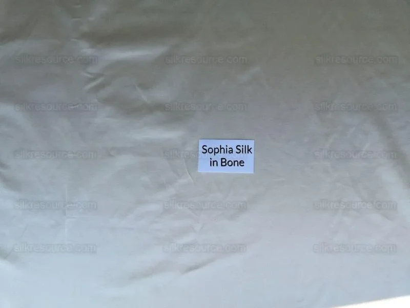 BY Yard Kravet Sophia Silk Bone White Silk Satin for Bridal Wedding Dress MSRP USD 169.90/y