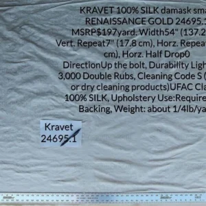 P1000632C.jpg Kravet 100% Silk Damask Small Renaissance Petite Damask Cream Pale Gold 24695.1 MSRP USD 197/Y