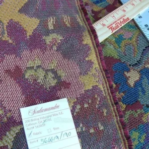 P1640049.jpg Scalamandre Biliken Red Mediaval Lady Heavy! Wool Tapestry Music Dance Harvest USD 288/y