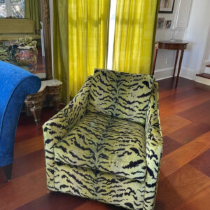 1660007676.3077168214 Scalamandre Tigre Jacquard Velvet Greens And Black MSRP USD 756/y