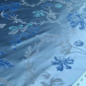 Scalamandre MALLORCAN GARDEN BLUE JAY SILK LAMPAS MSRP4/Y Scalamandre MALLORCAN GARDEN BLUE JAY SILK LAMPAS MSRP$324/Y