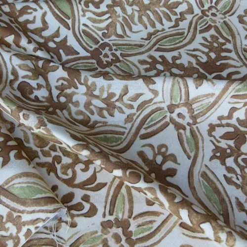 Scalamandre GRAFTON BROWN/GREEN MEDALLION PRRINT MSRP2/YD Scalamandre GRAFTON BROWN/GREEN MEDALLION PRRINT MSRP$292/YD