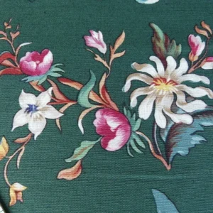 P1000986.jpg Scalamandre Les Fleurs Mysterieuses Green Tulip Rose Peony Print MSRP USD/598/y