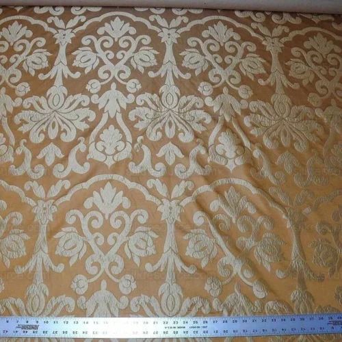 BY YD 100% SILK 100% SILK DAMASK CLASSIC RADIANT COPPER CINNAMON BY YD 100% SILK 100% SILK DAMASK CLASSIC RADIANT COPPER CINNAMON